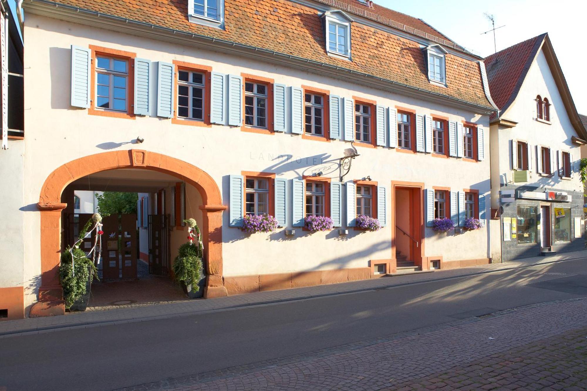 Landhotel Zum Schwanen Mit Restaurant Mona Liza Osthofen Ngoại thất bức ảnh